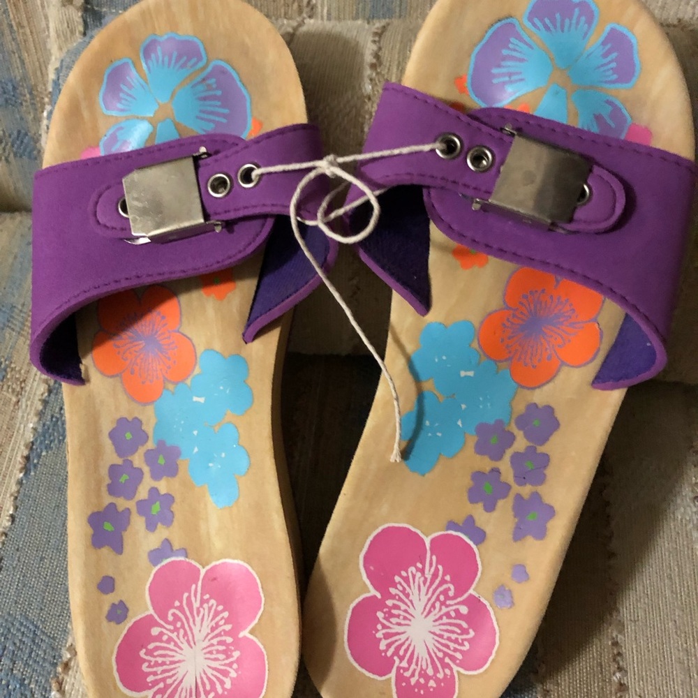 Ladies Foam Cork Style Sandals Small
